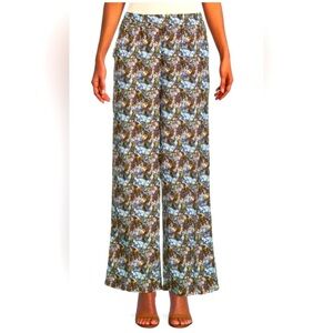 Anthropologie  FRNCH Paris adixiq Multicolor Patterned Pants size L